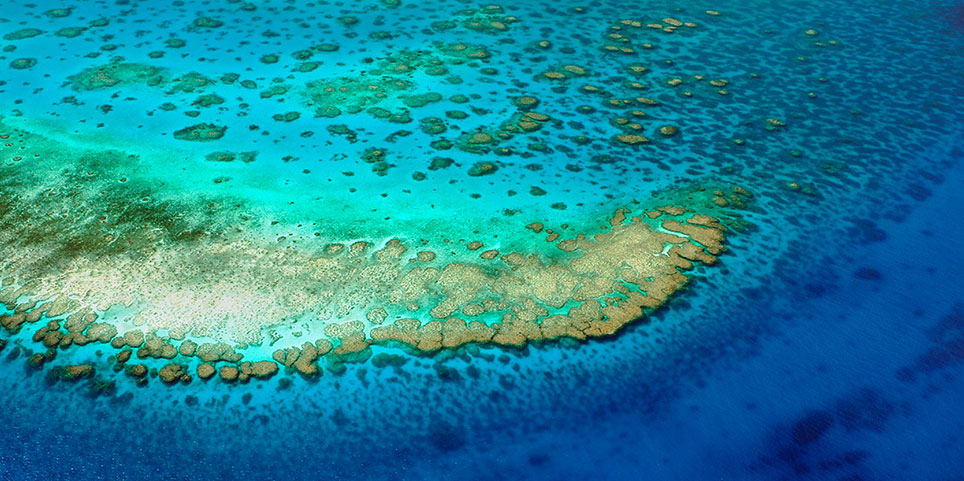 Great Barrier Reef Australien Arial